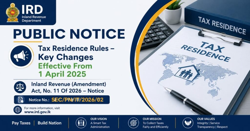 Individual Tax Residence Rules – Key Changes Effective from 1 April 2025